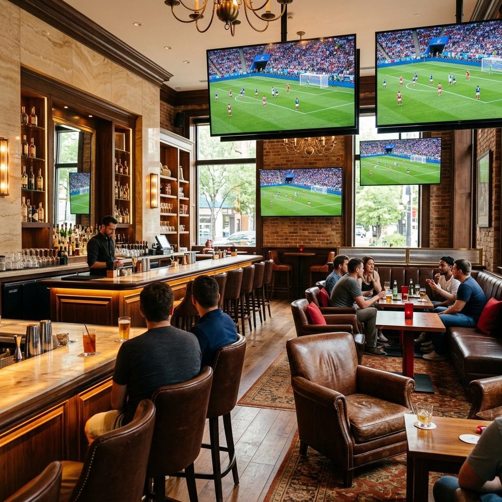 Ambiente de partido · GOAT Sports Bar Medellín